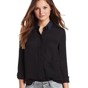 G-Star Detachable Collar Long Sleeve Shirt, XS